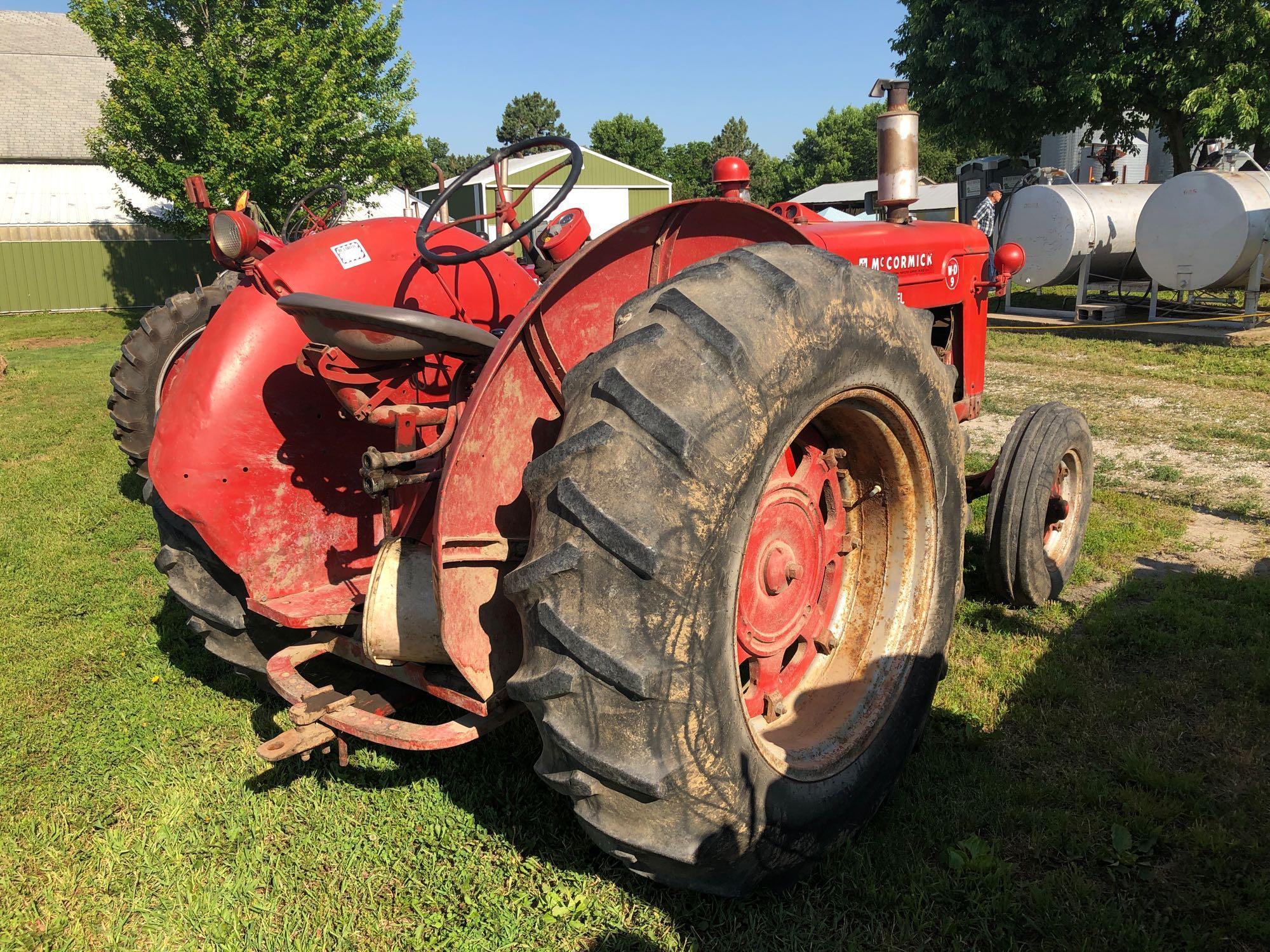 Farmall W-D 9 Wide Front Tractor, Diesel, SN:WDCB51454W12B