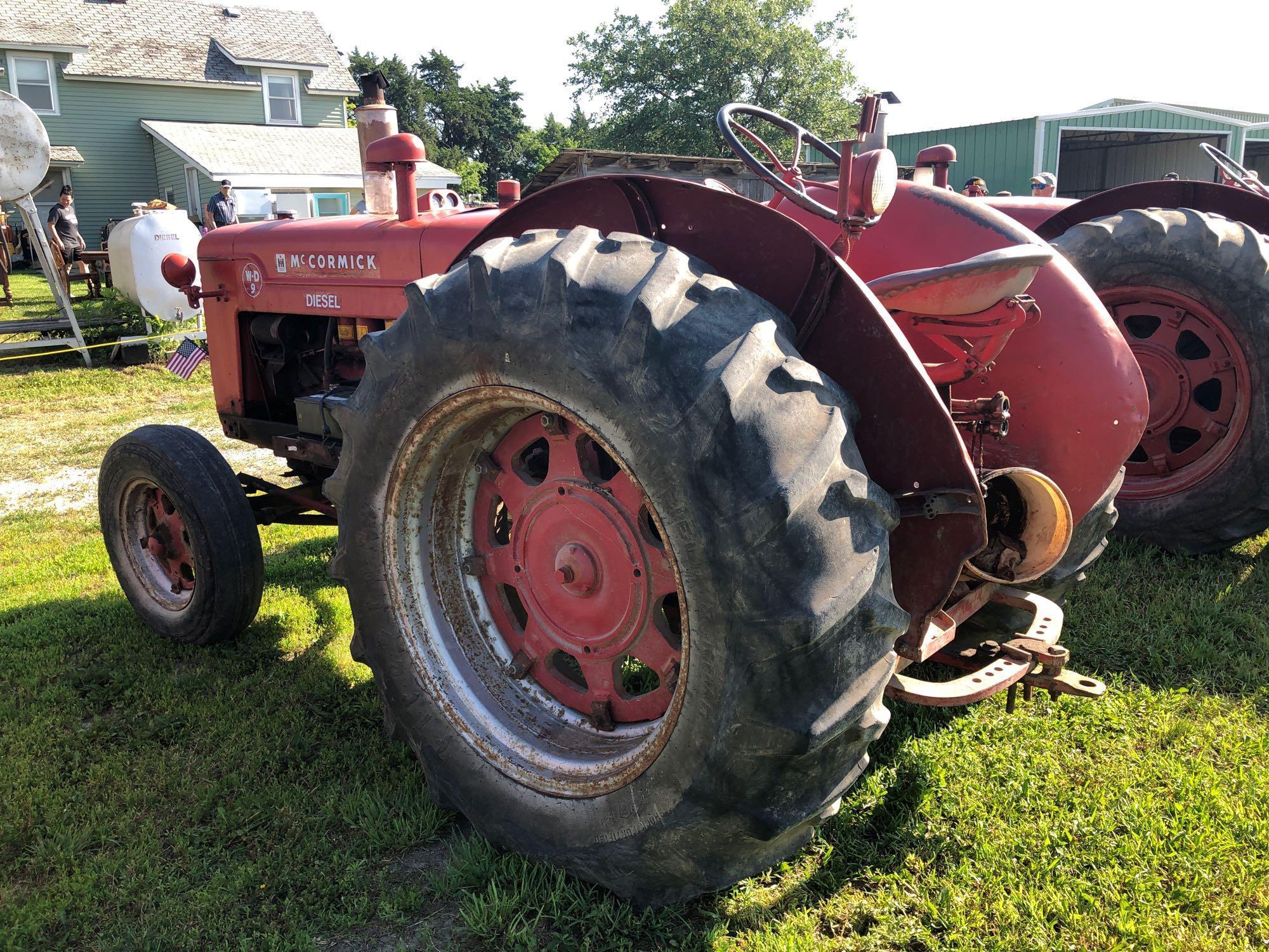 Farmall W-D 9 Wide Front Tractor, Diesel, SN:WDCB51454W12B