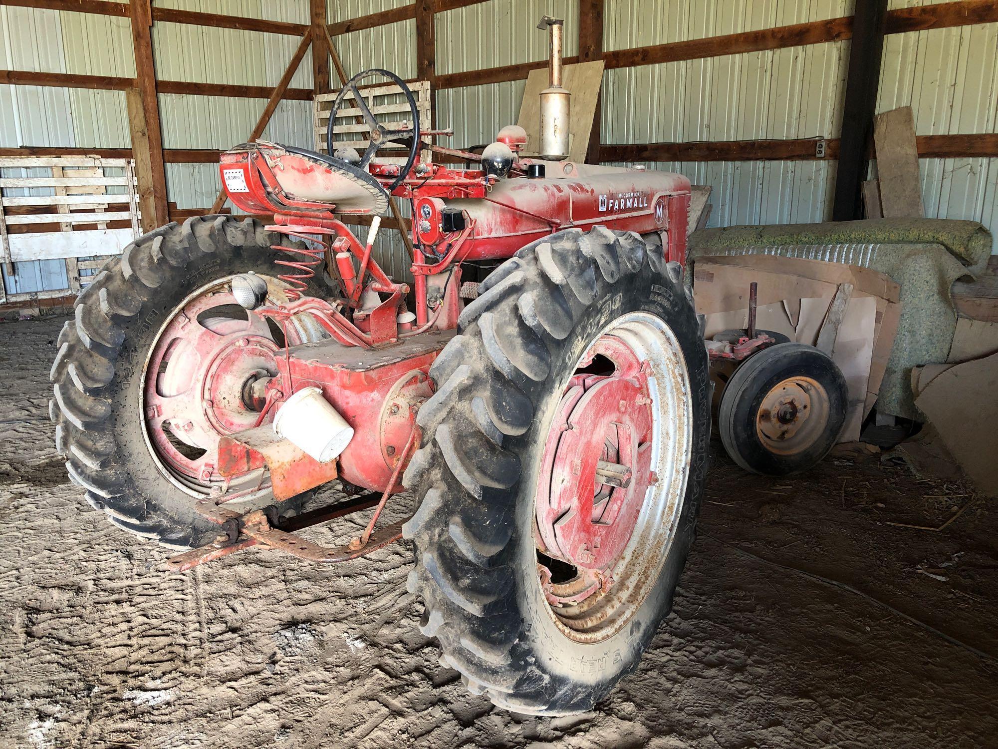 Farmall M Wide Front Tractor, Gas, SN:37841