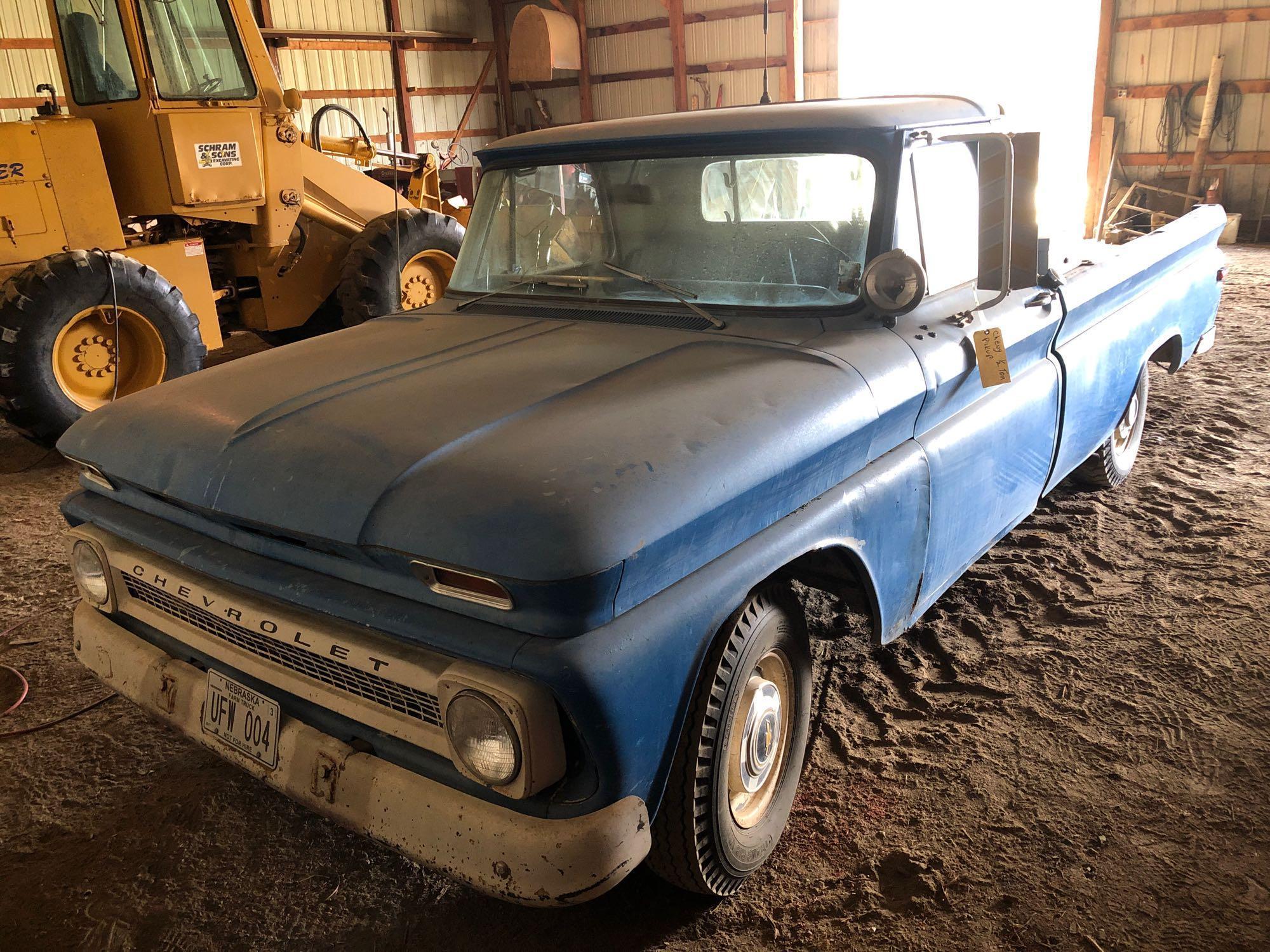1966 Chevrolet 1/2 Ton Pickup, Gas, 42,064 Miles, Same owner last 36 years!