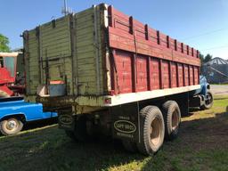 1975 GMC 6500 20' Tandem Axel Truck with Grain Box, 6,940 Miles, V8, VIN:TME675U556965