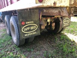 1975 GMC 6500 20' Tandem Axel Truck with Grain Box, 6,940 Miles, V8, VIN:TME675U556965