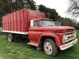 1962 Chevy 60 18' Stock Truck with Rack, Split Shift, 31,375 Miles, 19500lb G.W.