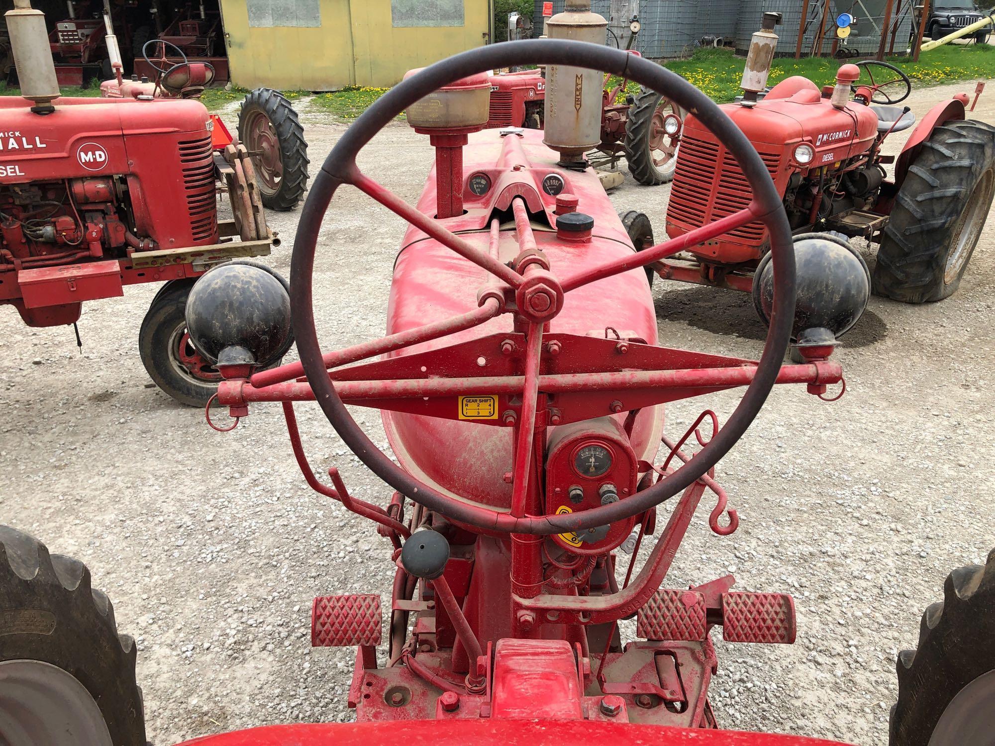 Farmall Super MD Narrow Front Tractor, Diesel, SN:F32559J