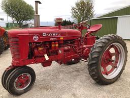 Farmall Super MD Narrow Front Tractor, Diesel, SN:F32559J