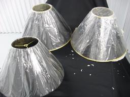 3 lamp shades item 226-228