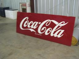 Vintage Coke Sign 108" x 40"