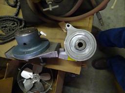 (2) Fans, Air Cleaner, Banding Clips, Micrometer, Shears, Chain, Waylube