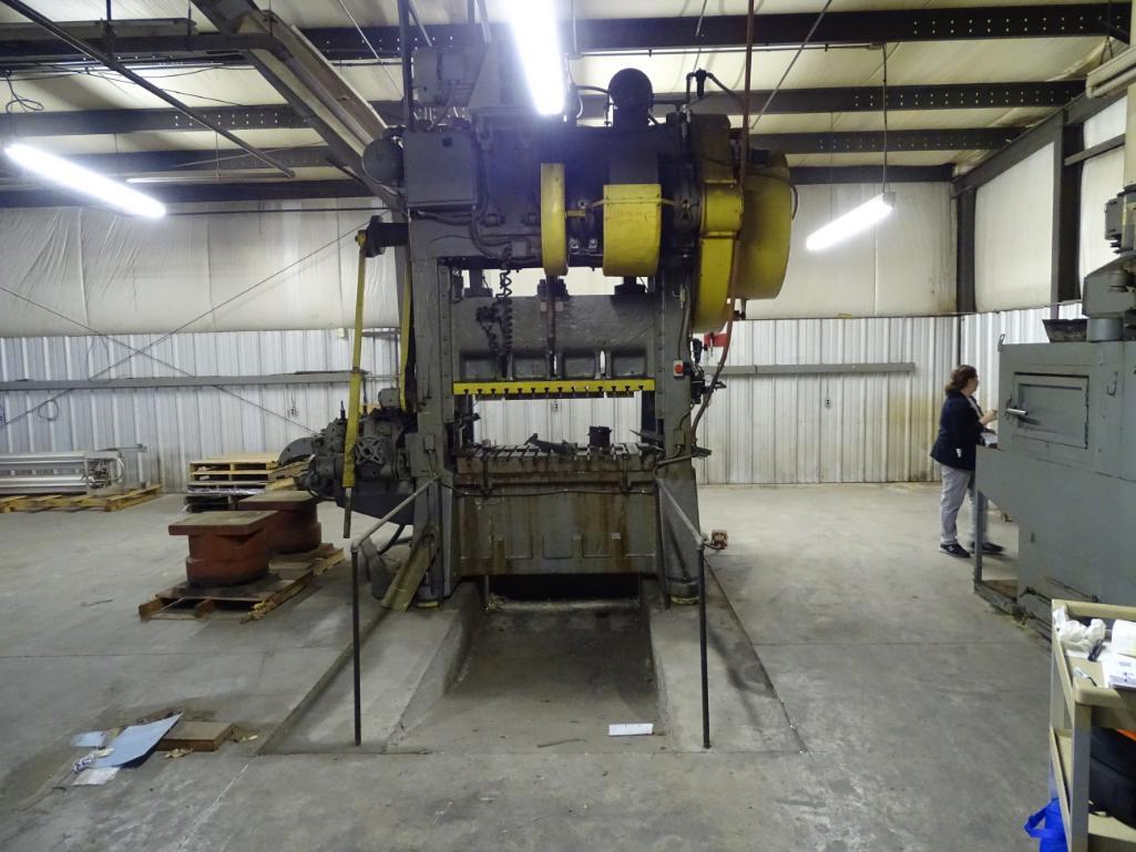 Bliss 150-ton Press, S2-150-60-30, with weights