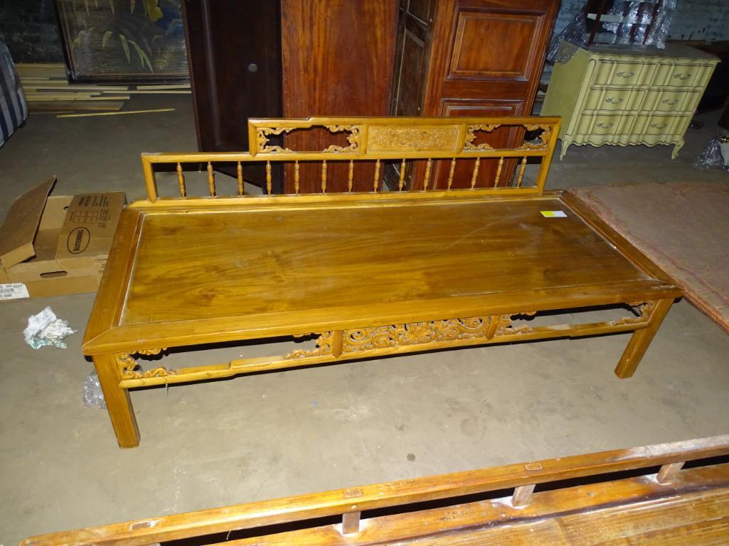 Chinese Day Bed: 76" long, 31" wide, 19'' tall