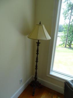 Wood/Metal Lamp-67" tall.