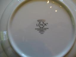 Lenox china-Presidential Collection-Hancock Platinum-Dishwasher Safe-14-place settings (6 piece)