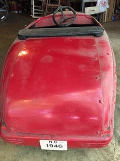 Late 40's kiddie car - carnival ride - Cast Aluminum - Most of these in the US have been recycled