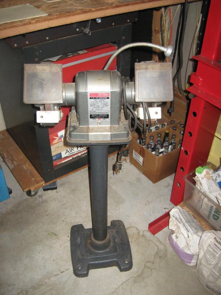 Sears Craftsman Grinder, Model 397.19591, 1/2 HP, manual included.