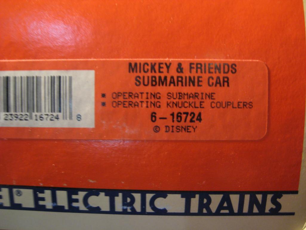 2 Disney Boxcars and a Submarine car