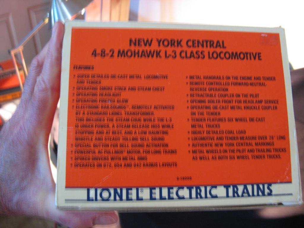 New York Central 4-8-2 Mohawk L-3 Class Locomotive-Like New!