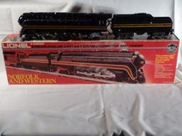 Norfolk and Western Streamlined Die-Cast 4-8-4 Steam Locomotive & Tender, 6-8100