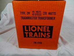 Lionel Trainmaster Transformer: Type ZW, 115V, 60 Cycles, 275 Watts