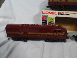 Pennsylvania F3A Dual Motor Diesel & matching non-pwd unit,6-8970 & Tuscan Red Pen F-3B, 6-8060