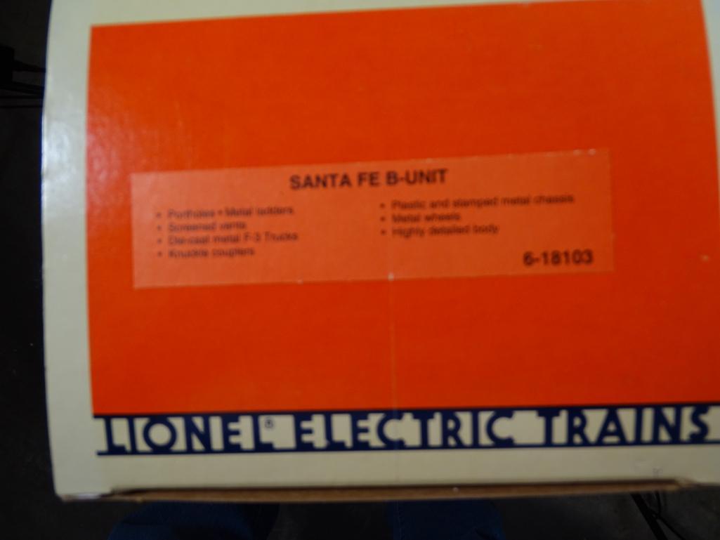 F3 B Santa FE Powered 6-24562 and Santa FE B-Unit 6-18103