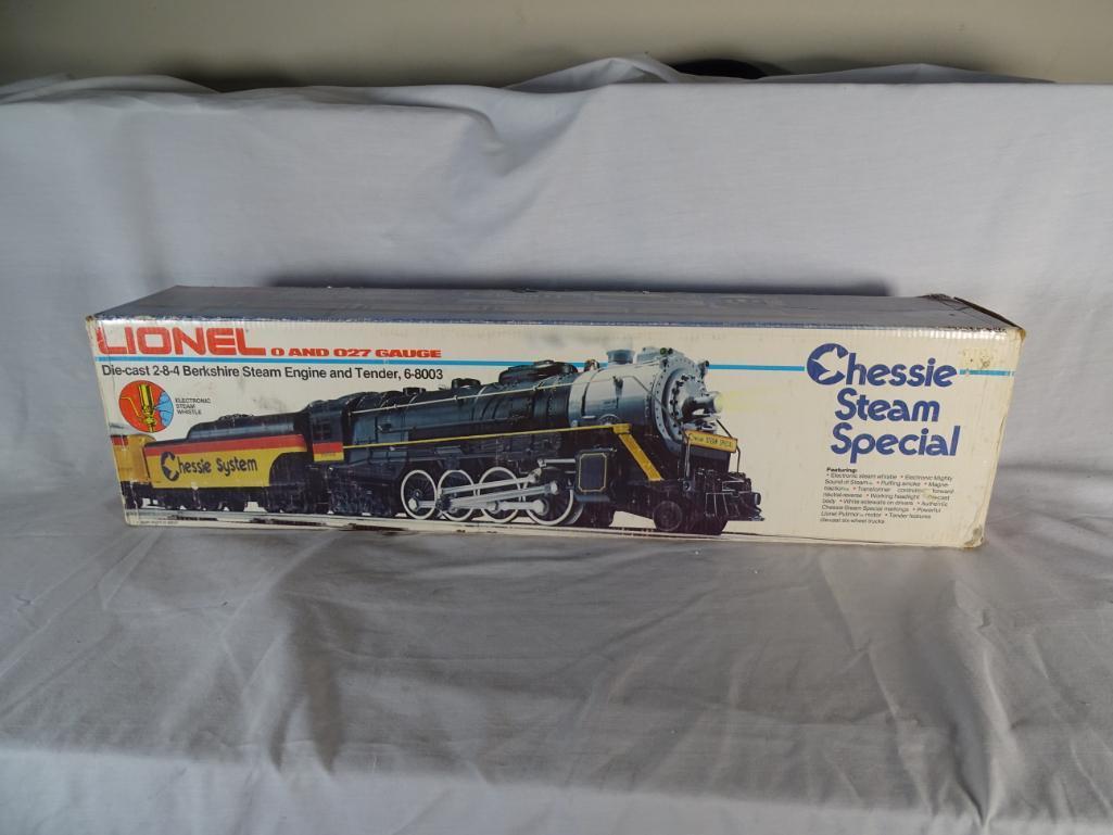 Chessie Steam Special Die-cast 2-8-4 Berkshire Steam Engine & Tender, 6-8003