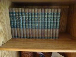 Shelves of books: The Natural Sciences Illustrated '58, Popular Educator Library plus