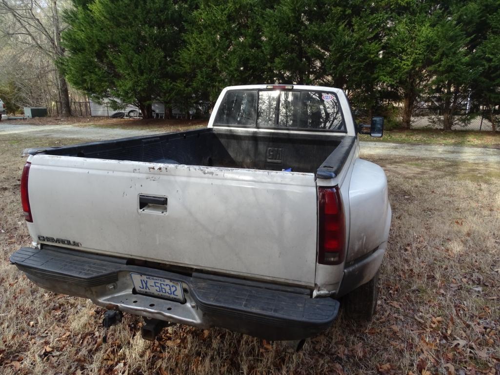 1998 Chevrolet C3500 Pickup Truck, VIN # 1GCHC39F2WF030383