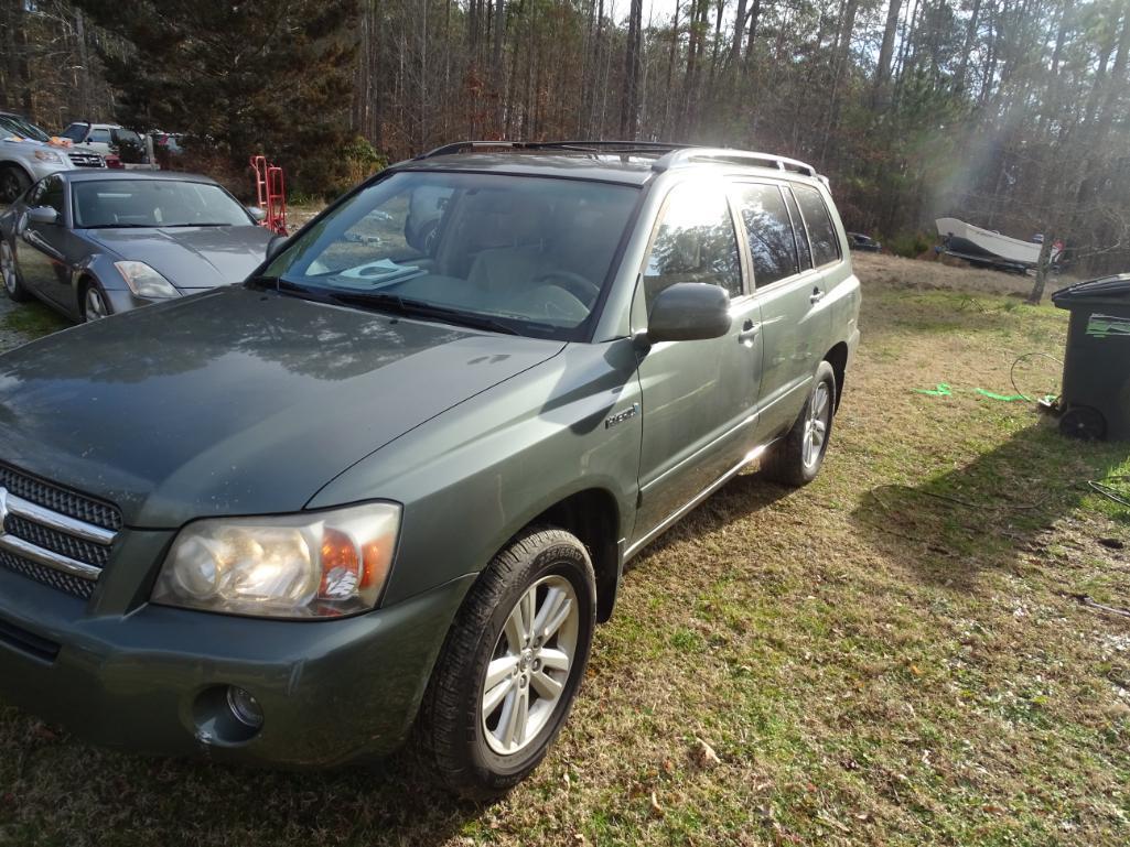 2007 Toyota Highlander Multipurpose Vehicle (MPV), VIN # JTEGW21A570017463