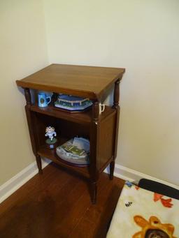 Small wooden curio stand