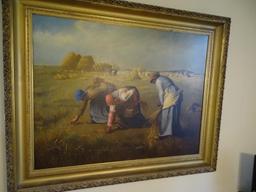 The Gleaners -vintage oil on canvas reproduction of original by Jean Francois Millet