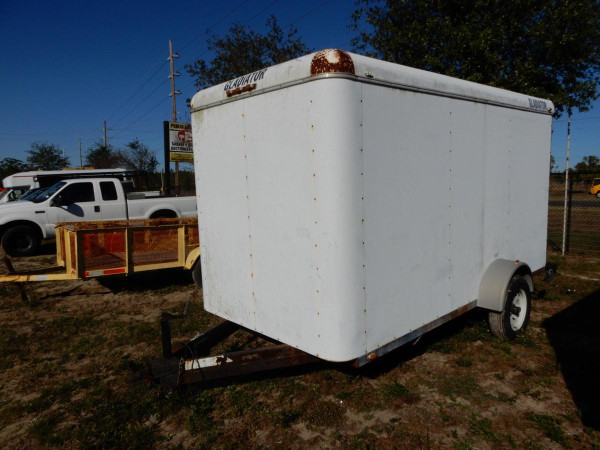 2003 GLADIATOR 7X12  ENCLOSED TRAILER