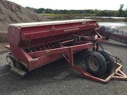 Ih # 620 press drill, with grass