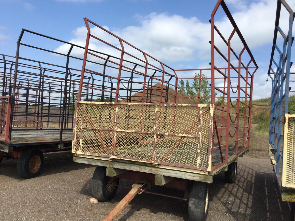 8x16 thrower rack with 8- ton running gear