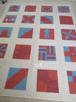 HAND STITCHED  QUILT