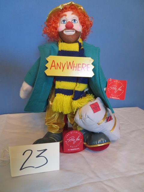 RON LEE BY APPLAUSE CLOWN DOLL