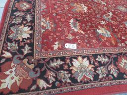 RED RUG 5 X 8 AMHURST BRUNSWICK RED