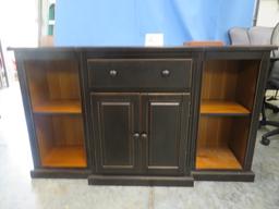 BLACK CABINET 56 X 16 X 33