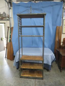 TALL VINTAGE WROUGHT IRON STAND
