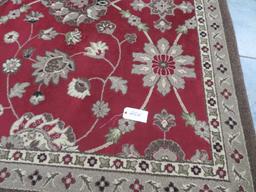 BEAUTIFUL RED/BROWN RUG BY HARVARD COLLECTION  7FT 10" X 10 FT. 6"