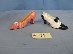 2 CERAMIC SHOE PCS