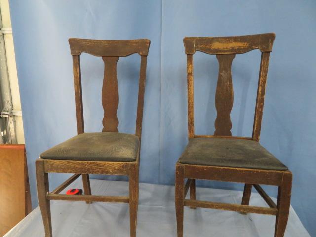 2 T BACK CHAIRS