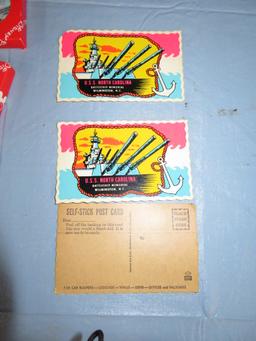 MISC. KIDS TOYS - USS NC POSTCARDS