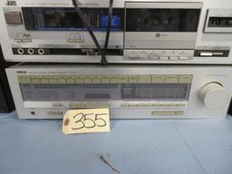 BOSTON SPEAKER, YAMAHA STEREO RECEIVER, YAMAHA DB. CASSETTE DECK, JVC CASSETT DECK