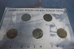 AMERICAN BISON NICKEL COLLECTION