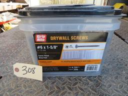 25 LB NEW IN BOX #6 DRYWALL SCREWS  1-5/8"