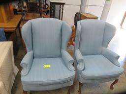 2 WING BACK CHAIRS - CLEAN