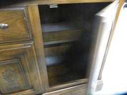 2 PC. LIGHTED HUTCH  80" T 50" W