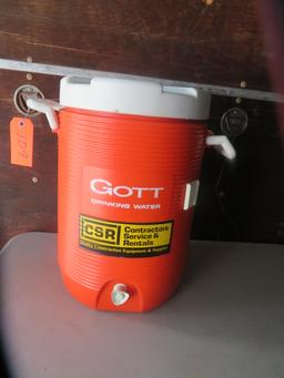 BOTT 5 GAL WATER COOLER & 12 GAL. COOLER