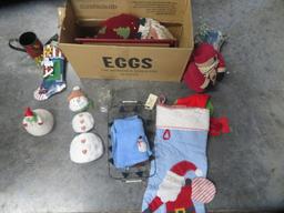 MISC. CHRISTMAS ITEMS IN BOX