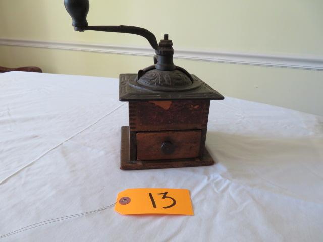 wooden coffee grinder